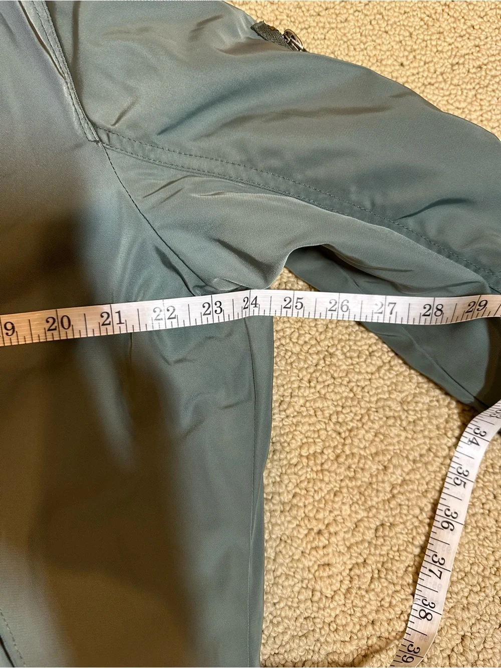Abercrombie & Fitch MA-1 Flight Bomber Jacket Men's Size L Sage Green Quilted